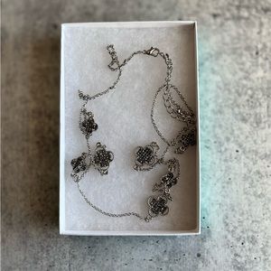 Bancroft Stina Pave Clover Necklace